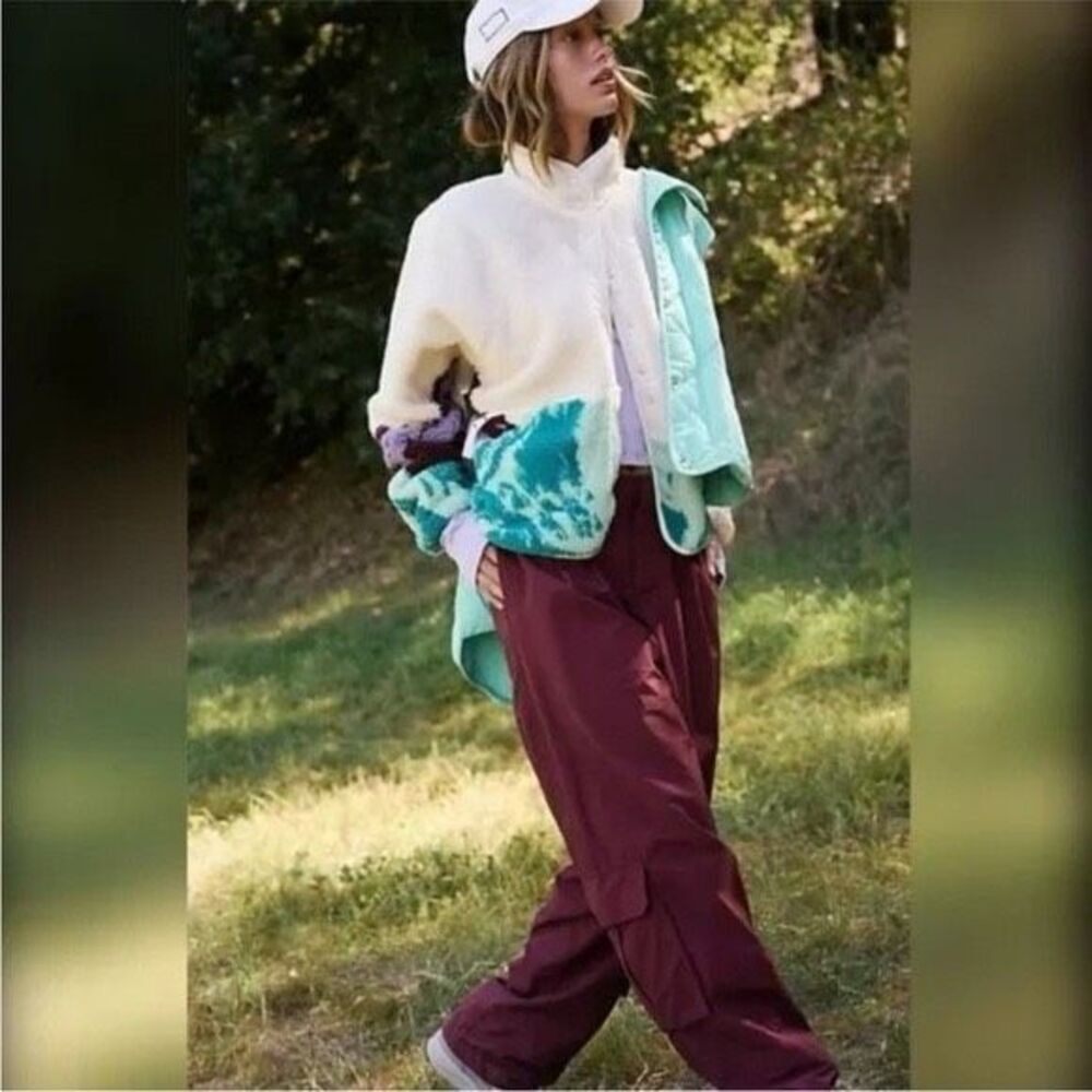 New Free People Movement Hit The Slopes Fleece Jacket Size XS $198 - Picture 3 of 8